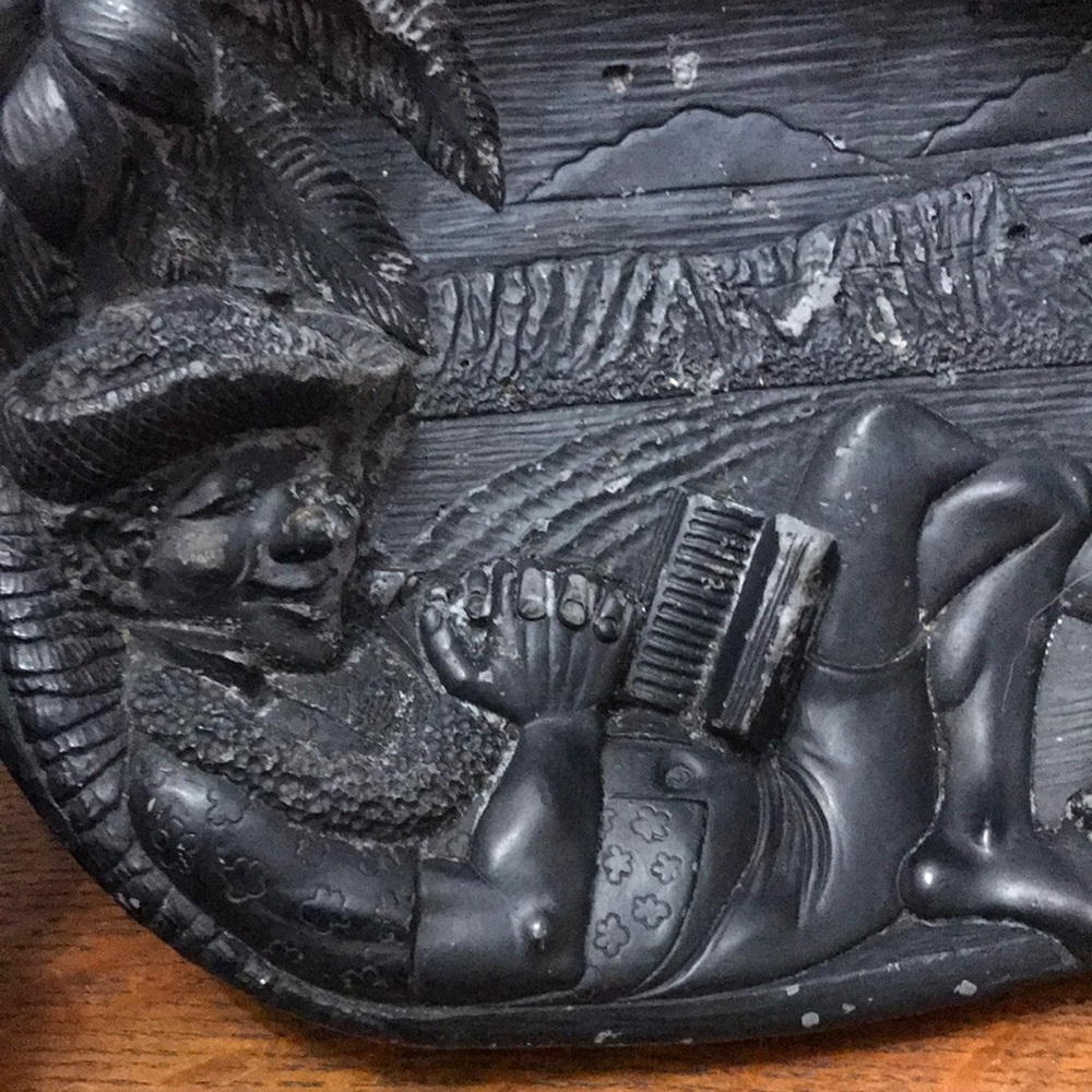 Hawaii Ashtray Mid Century Volcanic Ash
